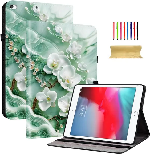 Vista 44 de Dteck Funda para iPad mini 5/4/3/2/1, elegante y ligera de cuero sintético tipo folio con cartera, funda inteligente