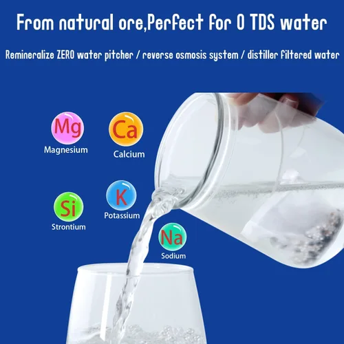 Vista 5 de Bolsas de filtro de agua alcalina, paquete de 3 (5.29 oz cada uno) – Aumenta el pH del agua hasta 9.5, añade minerales esenciales, mejora el sabor
