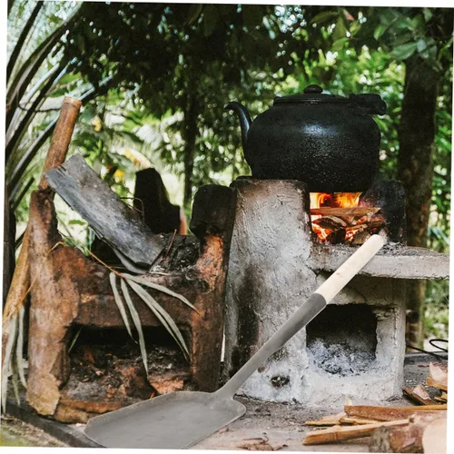 Vista 6 de Pala de hollín Pala multifuncional Estufa Pala de cocina Pala de cenizas de carbón Pala de ceniza de chimenea Pala de limpieza Pala de limpieza