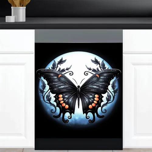 Vista 20 de Calcomanía magnética de vinilo para lavavajillas con diseño de florero de granja rústica, diseño floral para decoración del hogar, cubierta