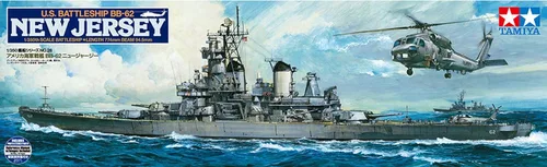 Vista 2 de Tamiya Models US Battleship New Jersey BB-62 Modelo Kit