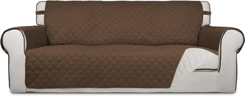 Vista 60 de PureFit - Funda de sofá acolchada reversible, protector de muebles impermeable, funda de sofá lavable con espuma antideslizante y correas elásticas