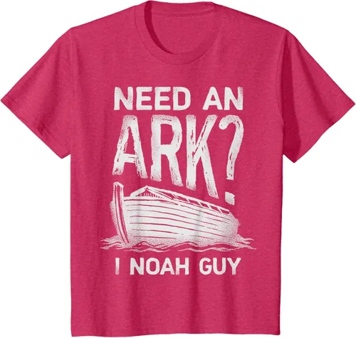 Vista 62 de Need an Ark I Noah Guy Funny Christian Men Women Pun Humour T-Shirt Negro