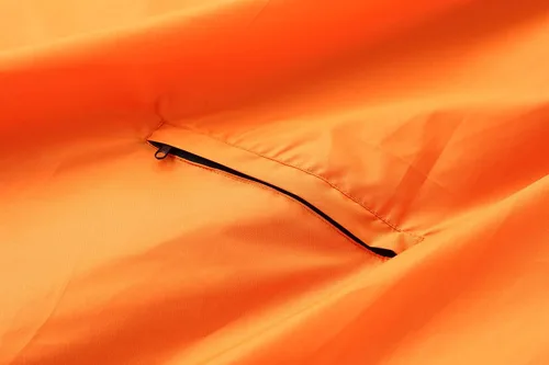 Vista 8 de Spmor Poncho de lluvia impermeable con capucha para adultos con cremallera