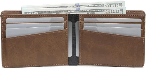 Vista 64 de Lanyani Carteras RFID Bifold Simple