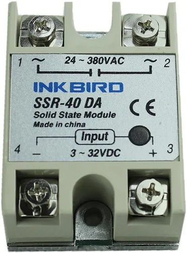 Vista 2 de Inkbird Relé de estado sólido SSR 40DA de SSR para el regulador de temperatura del termóstato del PID