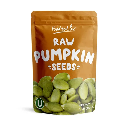 Vista 9 de Pepitas/Semillas de calabaza de Food to Live (Crudas, sin cascara) (8 onzas)