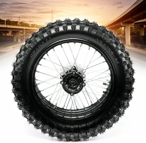 Vista 10 de Llanta Trasera de 2.50-10'' para Moto de Cross/Pit Bike, Llanta para Moto de Cross/Pit Bike de 110cc 90cc 70cc 50cc SUNL JOWAY Coo-lster PW50 TTR50