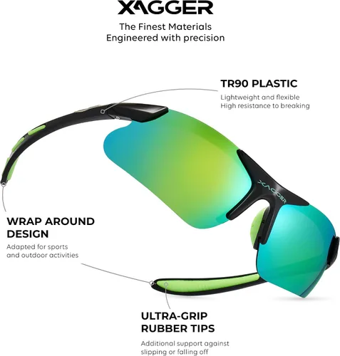 Vista 2 de Gafas de sol deportivas polarizadas para niños y niñas, gafas de béisbol y sóftbol, montura TR90
