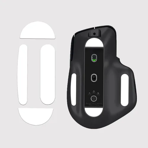Vista 5 de Juego de 2 patines de hielo con bordes curvados redondeados para Logitech MX Master 3 Superlight Wireless Gaming Mouse Upgrade