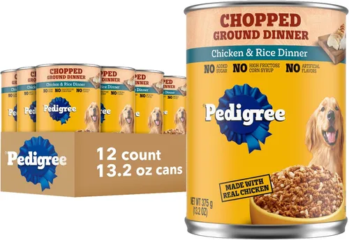 Vista 14 de Pedigree - Alimento húmedo para perros picado, carne de res, 13.2 onzas, 12 unidades 36 vitamins, minerals & amino acids, 30%+ water for