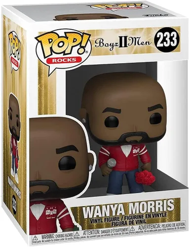Vista 2 de Funko Pop Rocks: Boyz II Men - Wanya Morris - Figura de vinilo coleccionable - Idea de regalo - Producto oficial - Juguetes para niños y adultos