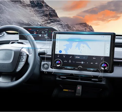 Vista 25 de YEE PIN Protector de pantalla para 2014-2019 4Runner Entune 6.1 pulgadas/2013 BRZ, protector de pantalla táctil de cristal templado para navegación