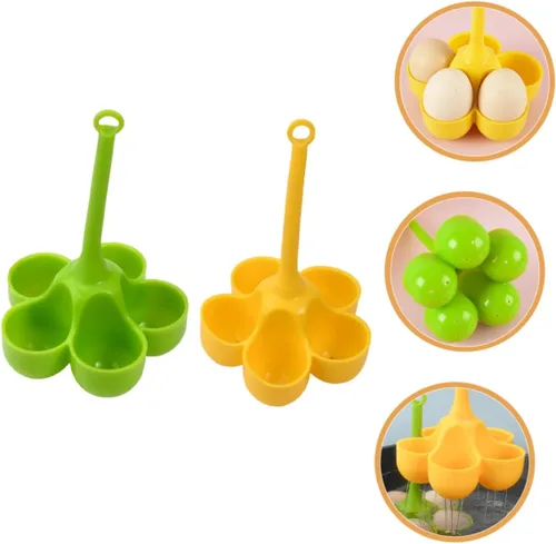 Vista 2 de Bandeja de huevo de silicona, soporte para huevos escalfados, tazas para escalfar huevos, utensilios de cocina de huevos, tazas para escalfar huevos