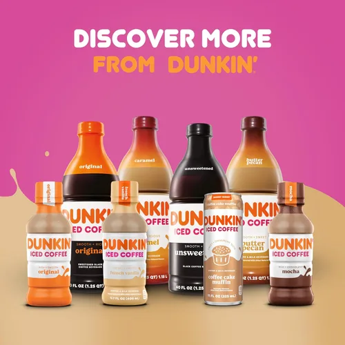 Vista 7 de Dunkin' Botella de café helado de vainilla francesa Donuts de 13.7 onzas líquidas