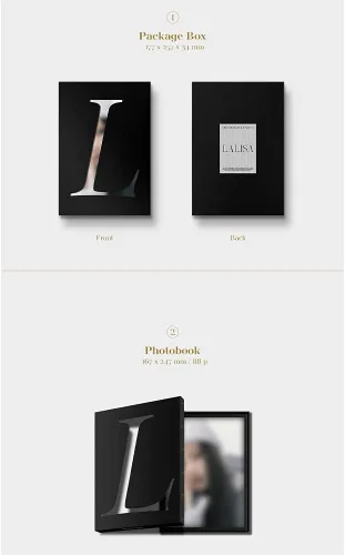 Vista 3 de LALISA LISA Primer álbum sencillo (NEGRO VER.)
