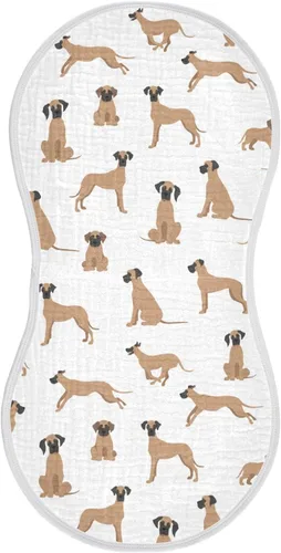 Vista 10 de vvfelixl Paños para eructos, Bichon Frise para bebé, niño, niña, bebé, trapos para eructos, 1 paquete Multi 15