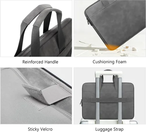 Vista 5 de Lacdo Funda protectora para laptop para MacBook Air M5/A3448 (2026), M4/A3241 2025, M3/A3114, M2/A2941, MacBook Pro A1990 A1707 de 15 pulgadas
