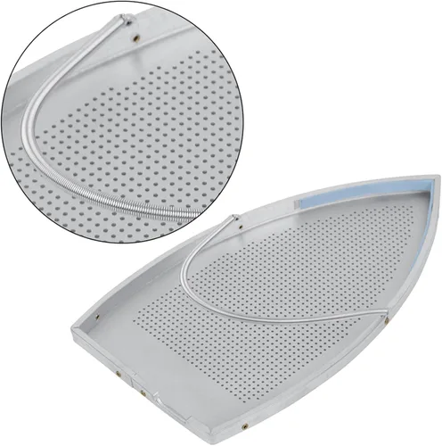 Vista 5 de Cubierta de hierro para zapatos, zapatos de planchado con diseño antiadherente de aluminio, protector de placa de planchado, accesorios de planchado