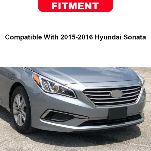 Vista 10 de CHEDA Parrilla delantera, compatible con Hyundai Sonata 2015 2016, montaje de rejilla superior con moldura cromada Hyundai Sonata, Asamblea
