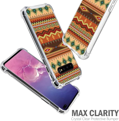 Vista 2 de CasesOnDeck - Funda compatible con Samsung Galaxy S10+ S10 Plus 6.4 pulgadas] S10+ Funda delgada, transparente y flexible de poliuretano