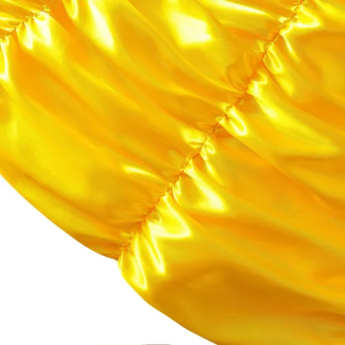 Vista 5 de knemmy Princess Dress Up Clothes Halloween Beauty and Beast Costume for Girl Cosplay Birthday Outfit Yellow