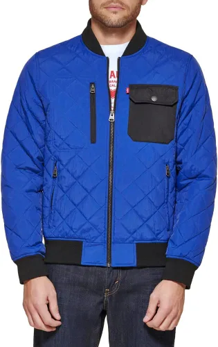 Vista 11 de Levi's Men's Levi's Men's Diamond Quilted Bomber Jacket
