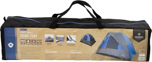 Vista 17 de Stansport Trinity River - Tienda de campaña para 6 personas, tienda de campaña familiar de 3 estaciones con lluvia de longitud completa, loft