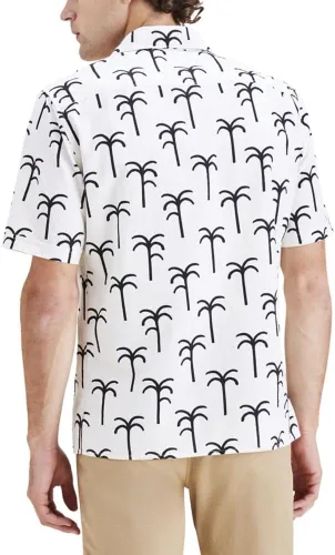 Vista 2 de Dockers Camisa de manga corta con cuello de campamento para hombre