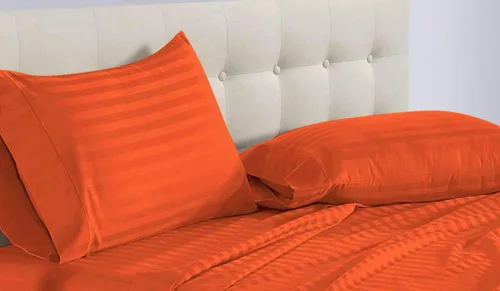 Vista 18 de Epic Cotton 100% algodón egipcio, juego de sábanas de 4 piezas de cama de agua sin adjuntar de 1000 hilos, tamaño Queen, bolsillo profundo de 15