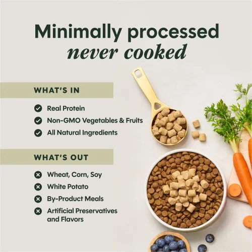 Vista 5 de Instinct Raw Boost Mixers, Topper de comida para perro liofilizada, receta sin granos - Carne natural 100%, bolsa de 6 oz