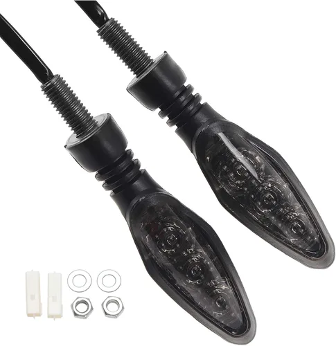 Vista 8 de 2 piezas de señales de giro LED para motocicleta, indicadores delanteros/traseros, compatibles con KTM 690 Duke/Enduro/SMC, 790/890 Adventure
