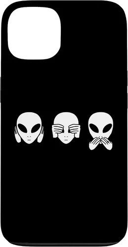 Vista 7 de Alien See Hear Speak No Evil Funny Extraterrestrial Space Case for iPhone 17