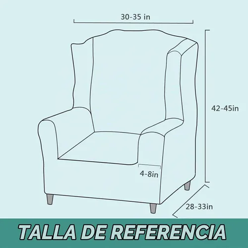 Vista 5 de YEMYHOM Funda elástica para silla con respaldo de 1 pieza con diseño jacquard más reciente, funda para silla con respaldo antideslizante, protector