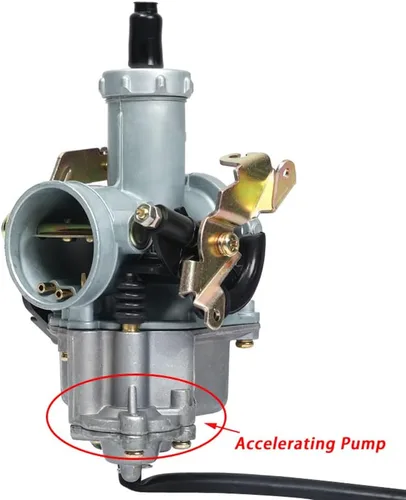 Vista 2 de Carburador PZ30 de 1.181 in para motocicleta VM26 de 1.181 in Carb con doble cable acelerador bomba aceleradora Racing 200cc 250cc para Keihin ABM