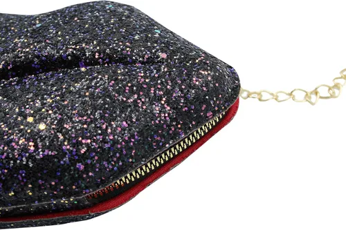 Vista 6 de Bolso de mano brillante para mujer, bolso de mano de noche con purpurina para mujer, bolso cruzado para banquete, bolso de hombro, bolsa