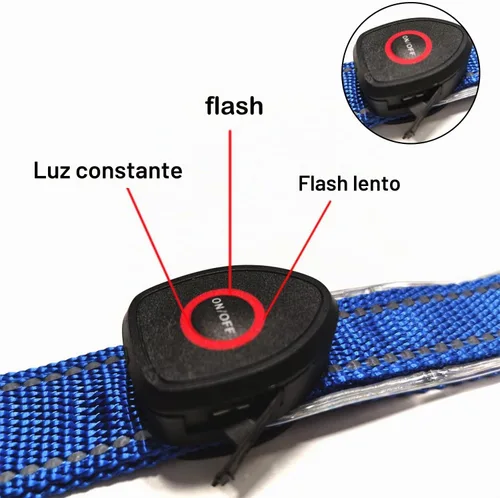 Vista 4 de SSZYace Adjustable LED Horse Breastplate Collar, Nylon LED Night Flashing Light Bar Harness Tack
