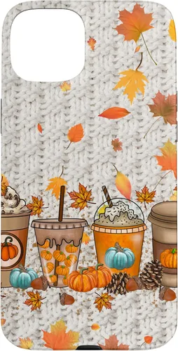 Vista 9 de iPhone 16 Acción de Gracias Otoño Hojas Otoño Calabaza Especias Funda
