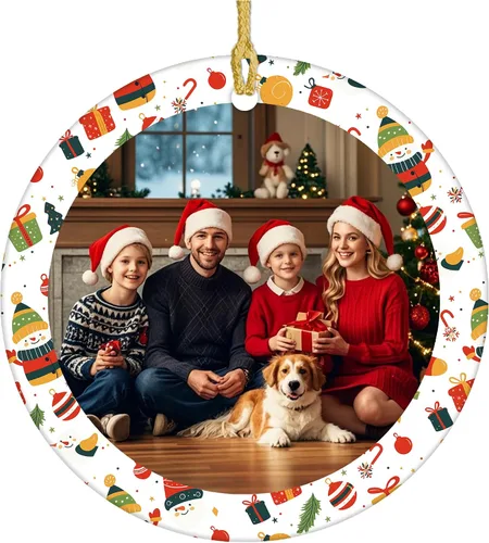 Vista 13 de Adornos personalizados para la primera Navidad del bebé 2024 con nombre y texto, adorno de elefante personalizado para bebés recién nacidos