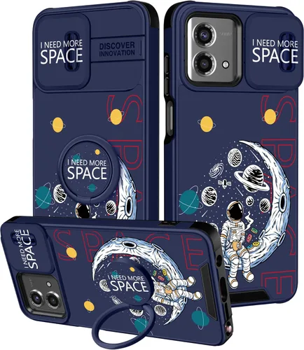 Vista 28 de Funermei Funda para Moto G Stylus 5G 2022, funda para teléfono con diseño de calavera de esqueleto para mujeres y niñas, diseño gótico, Como