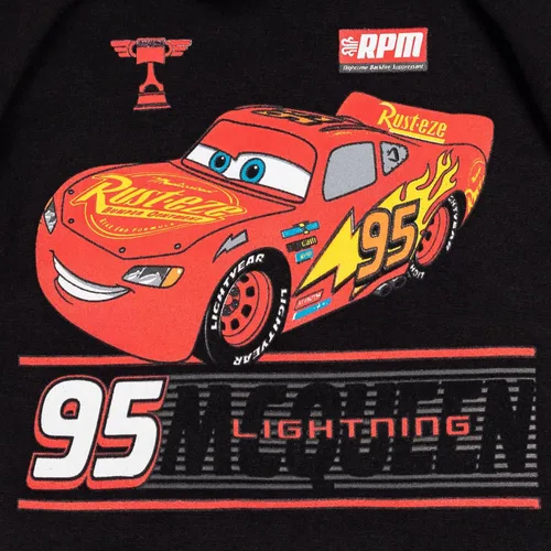 Vista 6 de Disney Pixar Cars Lightning McQueen - Conjunto de sudadera con capucha y pantalones de vellón