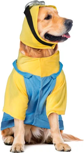 Vista 2 de Disfraz de minion de Mi villano favorito 2 para mascota, 2x, Azul