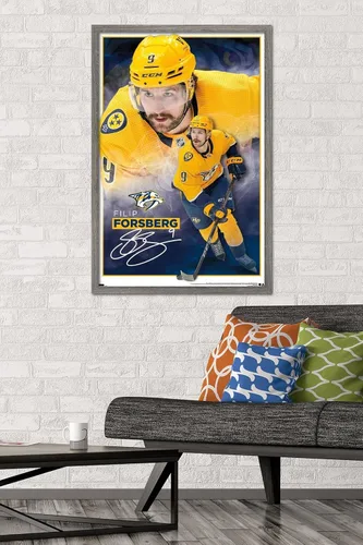 Vista 2 de Trends International NHL Nashville Predators - Póster de pared de Filip Forsberg 23