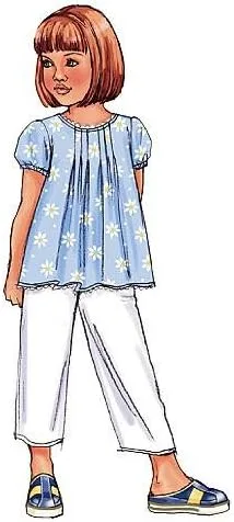 Vista 2 de BUTTERICK PATTERNS B4176 Camisa, vestido, pantalones cortos y pantalones para niñas/niñas, talla 2-3-4-5