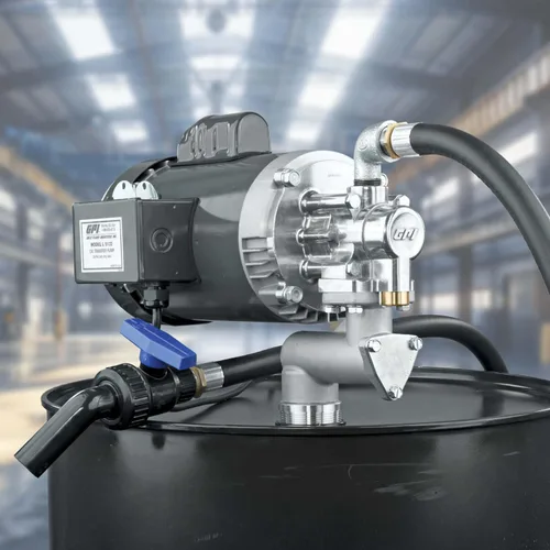 Vista 8 de GPI - Bomba de transferencia de aceite de servicio pesado L5132 para fluidos de alta viscosidad, 32 QPM/8 GPM, 115/230 voltios CA (142100-02)
