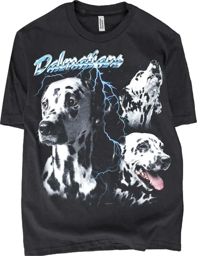 Vista 13 de Camiseta de Heavy Metal de los 80s con Animal en Negro - 100% Algodón - para Hombre y Mujer