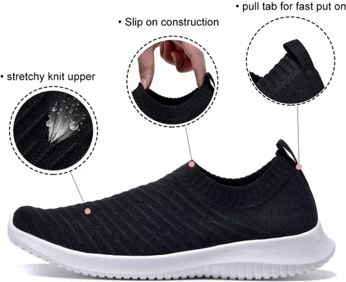 Vista 3 de MAIITRIP Calcetines elásticos cómodos para mujer para caminar, ligeros, antideslizantes, para otoño (talla 5.5-11)