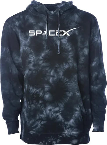 Vista 6 de Tcombo SpaceX - Sudadera unisex con capucha Outer Space Negro