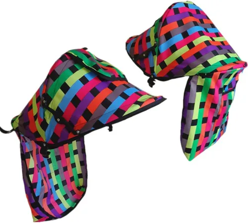 Vista 6 de Toldo de verano para cochecitos de bebé, parasol UPF50+ para cochecito de bebé, protección UV, visera solar para niños pequeños, persianas opacas