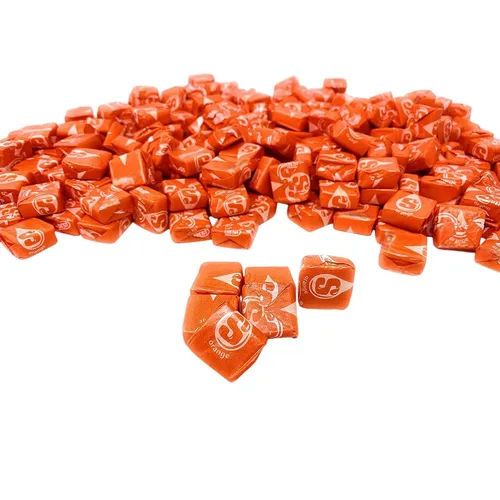 Vista 3 de Holiday Special Str burst - Caramelos masticables de naranja – 1.5 libras – Todos los masticables de frutas de naranja Str burst – Surtido